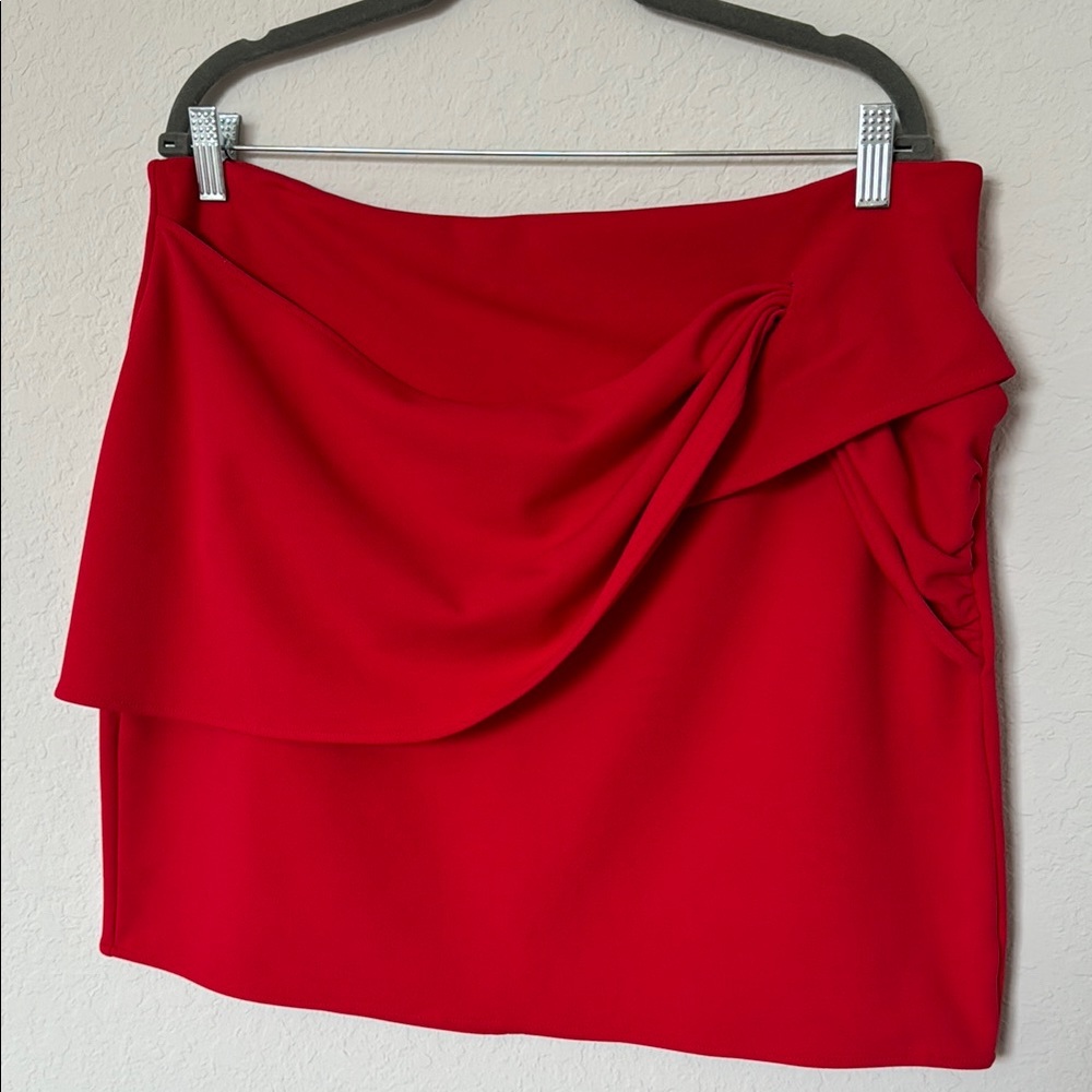Elegant Red Women's Skirt